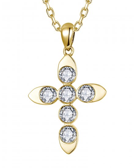 CROSS DIAMOND PENDANT (TP3752C)