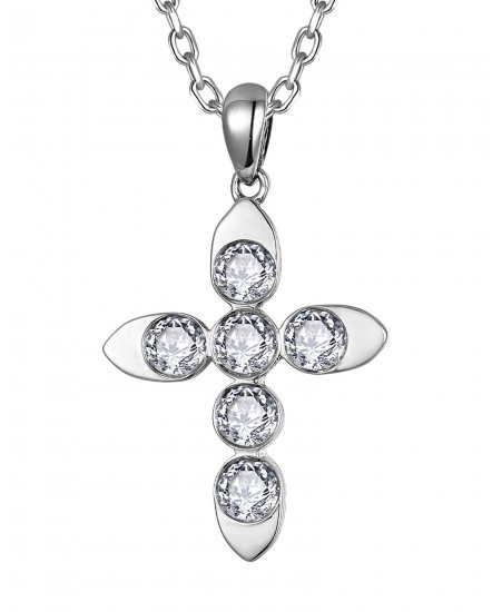 CROSS DIAMOND PENDANT (TP3752C)