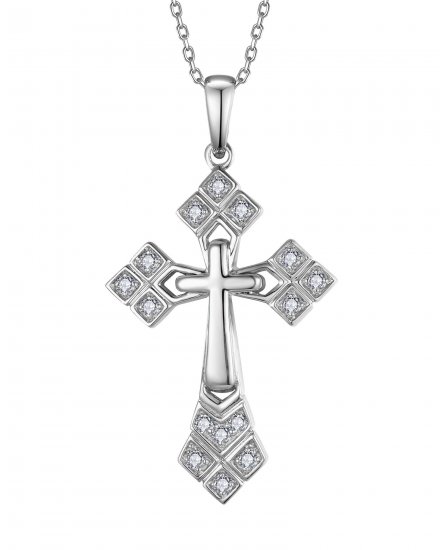 CROSS DIAMOND PENDANT (TP3758)