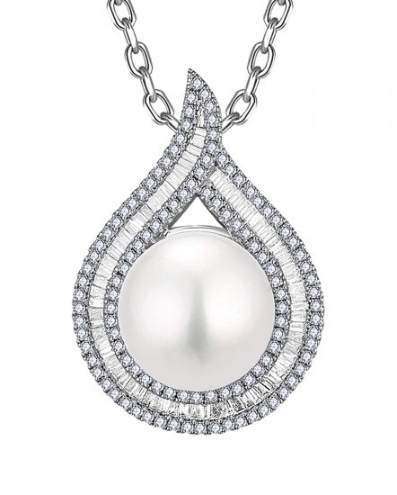 PEARL DIAMOND PENDANT (TP3787)