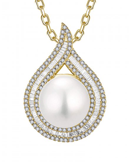 PEARL DIAMOND PENDANT (TP3787)