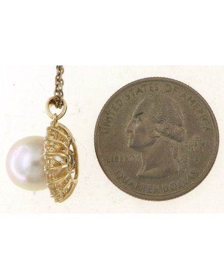 PEARL DIAMOND PENDANT (TP3790)
