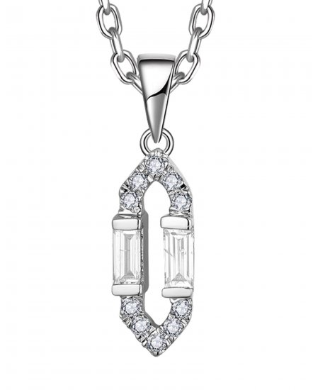 HEXAGON STYLE DIAMOND PENDANT (TP3804)