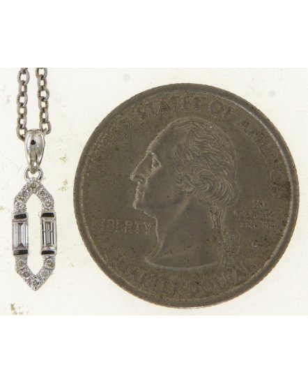 HEXAGON STYLE DIAMOND PENDANT (TP3804)