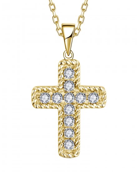 CROSS DIAMOND PENDANT (TP3806)