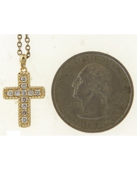 CROSS DIAMOND PENDANT (TP3806)