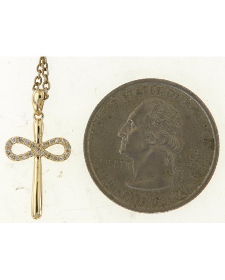 CROSS DIAMOND PENDANT (TP3809)