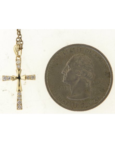 CROSS DIAMOND PENDANT (TP3810)