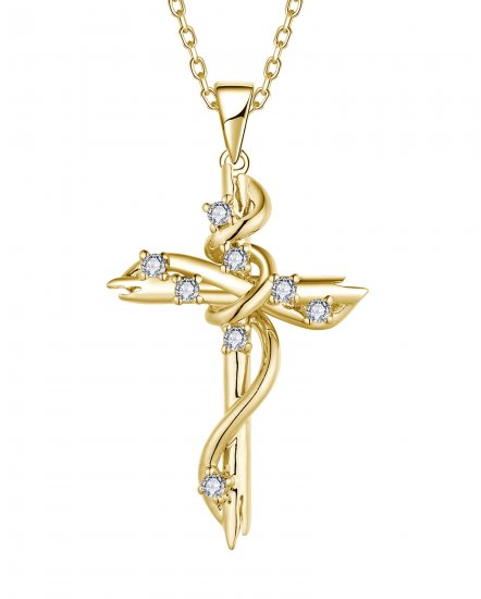CROSS DIAMOND PENDANT (TP3811)