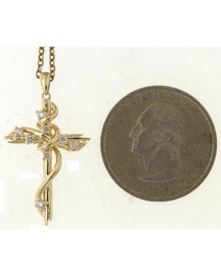 CROSS DIAMOND PENDANT (TP3811)