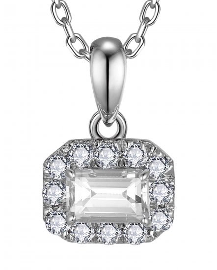 BAGUETTE DIAMOND PENDANT (TP3820)