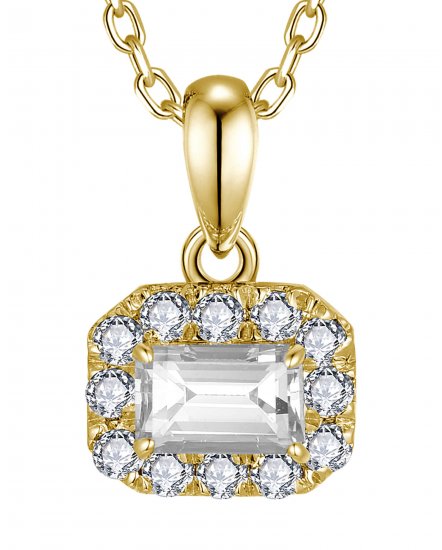 BAGUETTE DIAMOND PENDANT (TP3820)