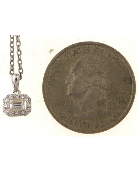 BAGUETTE DIAMOND PENDANT (TP3820)