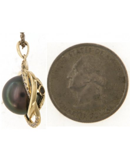 PEARL DIAMOND PENDANT (TP3825)