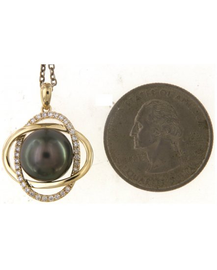 PEARL DIAMOND PENDANT (TP3825)