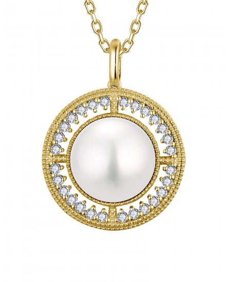 PEARL DIAMOND PENDANT (TP3826)