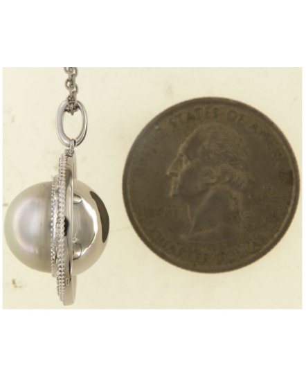 PEARL DIAMOND PENDANT (TP3826)