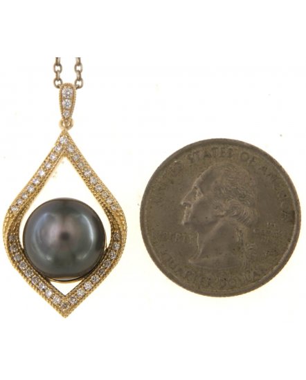 PEARL DIAMOND PENDANT (TP3827)