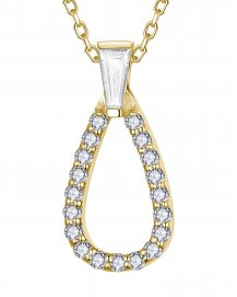 PEAR STYLE DIAMOND PENDANT (TP3828)