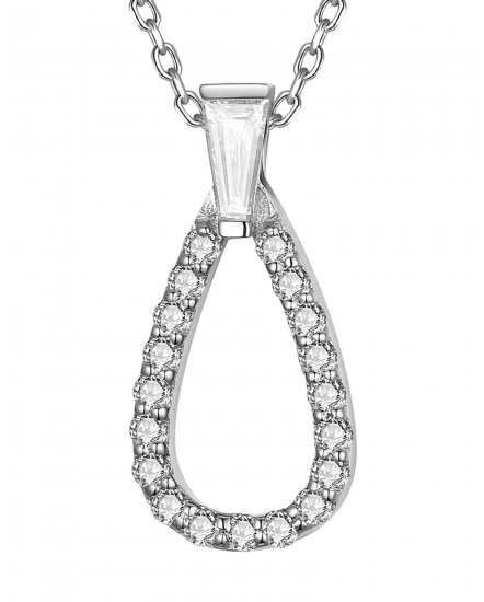 PEAR STYLE DIAMOND PENDANT (TP3828)