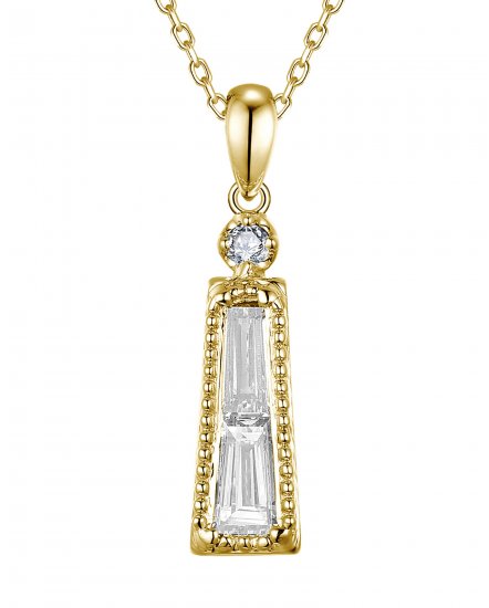 BAGUETTE DIAMOND PENDANT (TP3838)