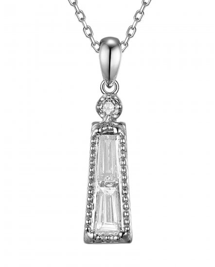 BAGUETTE DIAMOND PENDANT (TP3838)