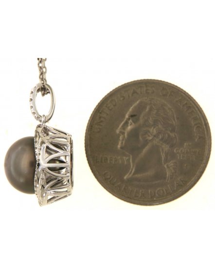 PEARL DIAMOND PENDANT (TP3849)