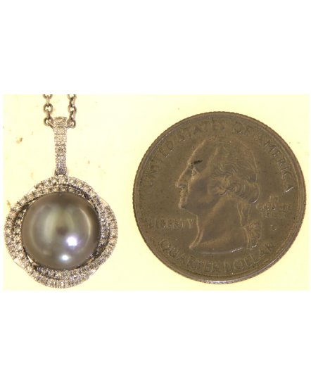 PEARL DIAMOND PENDANT (TP3849)