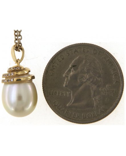 PEARL DIAMOND PENDANT (TP3850)