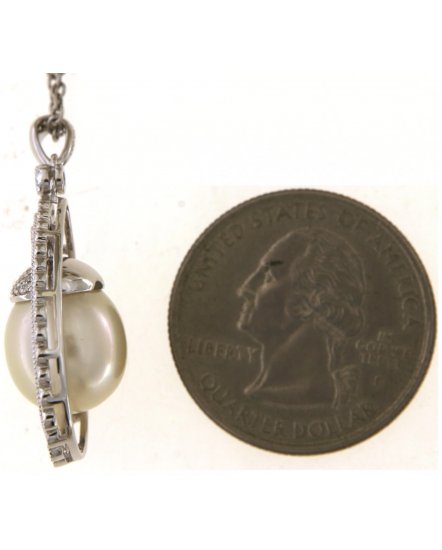 PEARL DIAMOND PENDANT (TP3854)