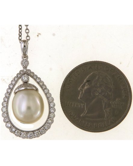 PEARL DIAMOND PENDANT (TP3854)