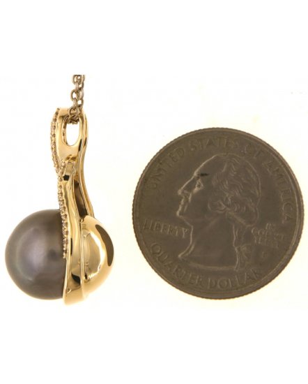 PEARL DIAMOND PENDANT (TP3860)