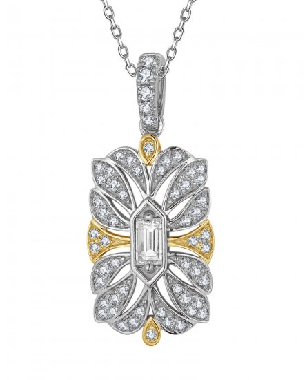 BAGUETTE DIAMOND PENDANT (TP3885)