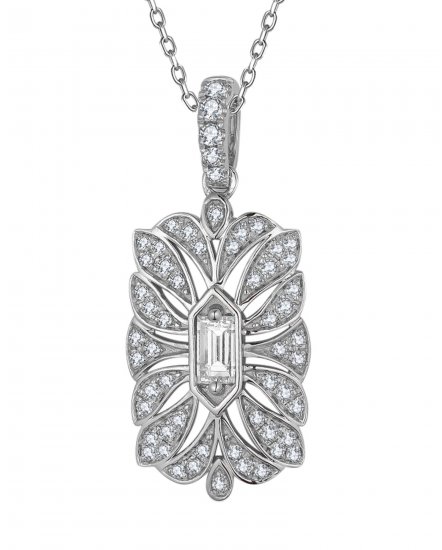 BAGUETTE DIAMOND PENDANT (TP3885)