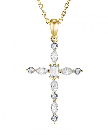 CROSS DIAMOND PENDANT (TP3887)