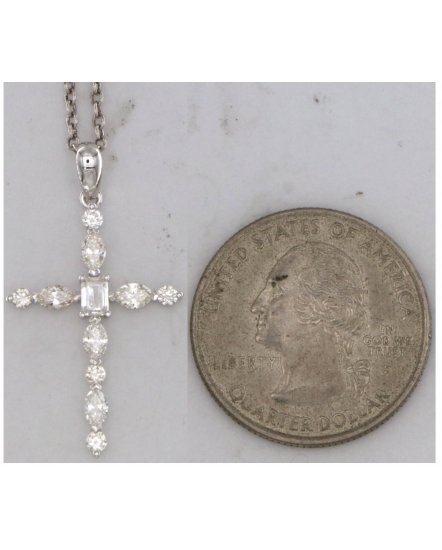 CROSS DIAMOND PENDANT (TP3887)