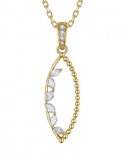 MARQUISE STYLE DIAMOND PENDANT (TP3889)