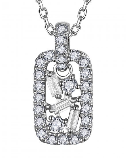 BAGUETTE DIAMOND PENDANT (TP3902)