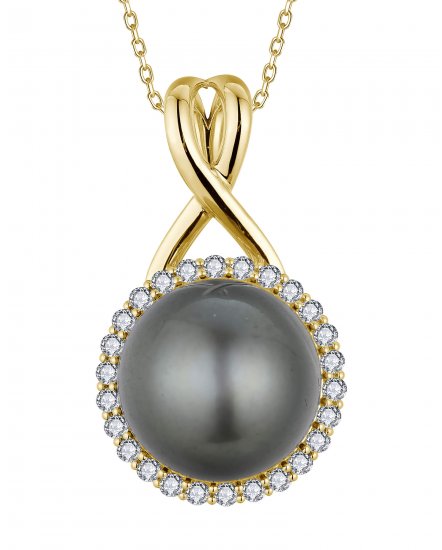 PEARL DIAMOND PENDANT (TP3908)