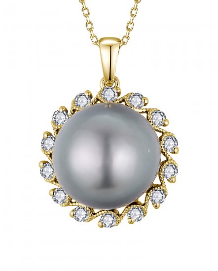 PEARL DIAMOND PENDANT (TP3909)