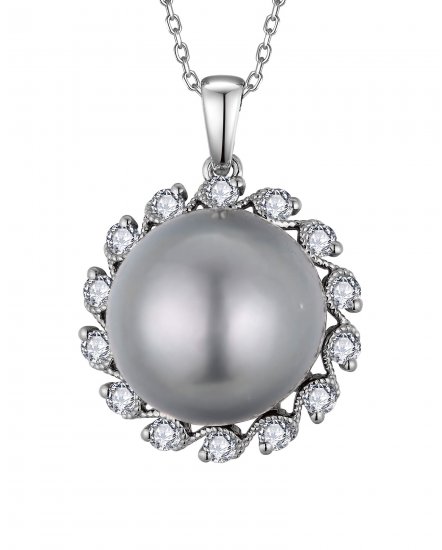PEARL DIAMOND PENDANT (TP3909)