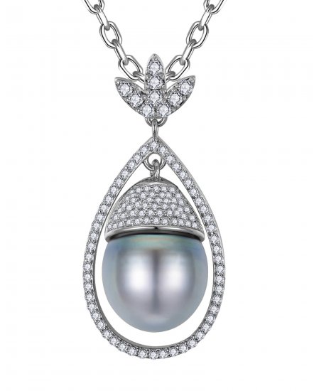 PEARL DIAMOND PENDANT (TP3932)