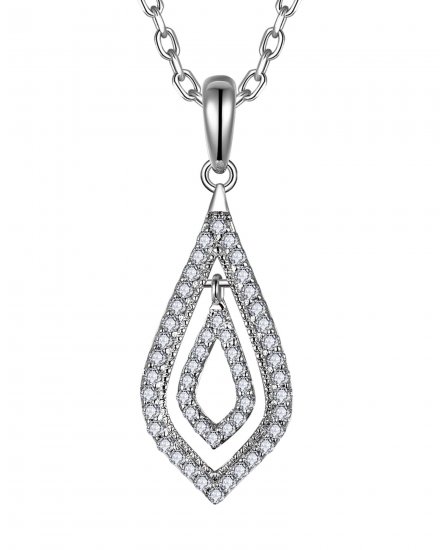 LEAF STYLE DIAMOND PENDANT (TP3933)