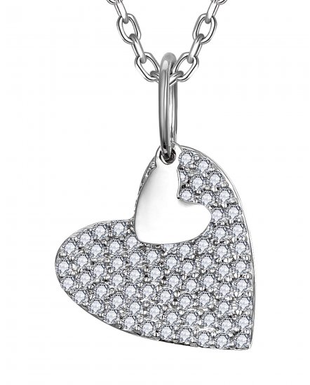 HEART SHAPE DIAMOND PENDANT (TP3938)