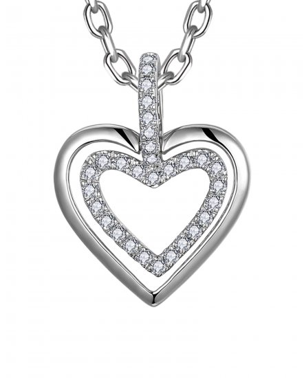 HEART SHAPE DIAMOND PENDANT (TP3940)