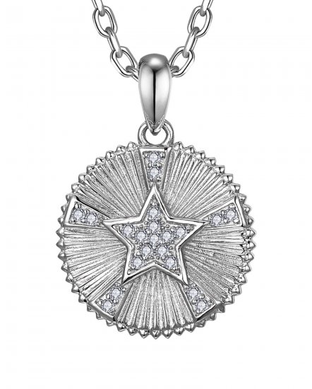 STAR ROUND DIAMOND PENDANT (TP3944)