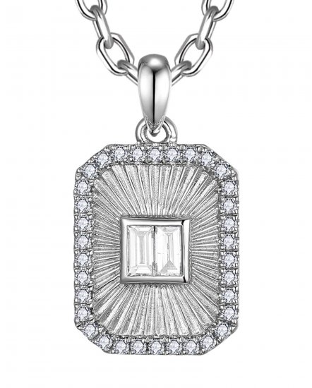 BAGUETTE DIAMOND PENDANT (TP3945)