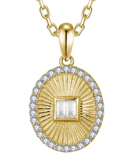 OVAL STYLE DIAMOND PENDANT (TP3946)