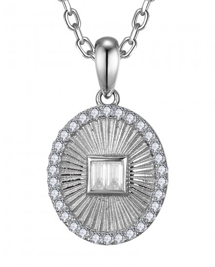 OVAL STYLE DIAMOND PENDANT (TP3946)
