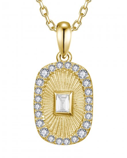 OVAL STYLE DIAMOND PENDANT (TP3947)